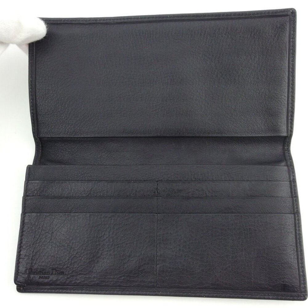 Dior Long Wallet logo leather Auth used E1624 - Picture 7 of 9